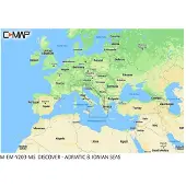 C-MAP Adrianmeren Ja Joonianmeren Kartta