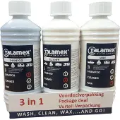 Talamex Huoltopakkaus Shampoo/puhdistusaine/vaha