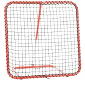 Softee Tchoukball - - SINÄ - Punainen/musta - Metallikehys 102x102 cm - Kimmoisuus pinta 85x85 cm