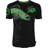 Hotspot titanium Fishing Mania Zander Lyhythihainen T-paita