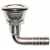 Marine Town 20 Mm Ruostumaton Teräs Kyynärpää Läpivienti