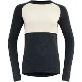 Devold Women's Expedition Merino Silk Shirt Ink/offwhite Kerrasto yläosat XS