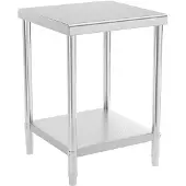 Royal Catering Teräspöytä - PREMIUM - 60 x 60 cm - 250 kg -