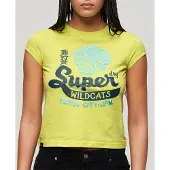 Superdry Varsity Burnout Cap Lyhythihainen T-paita