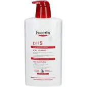 Eucerin Puhdistusgeeli - - PH5 - 1L - Hypoallergeeninen - Herkille ja Kuiville Ihoille