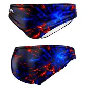 Turbo Red Blue Fire Uimahousut