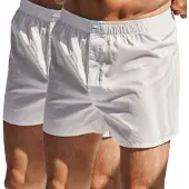 Bread & boxers 2-Pack Boxer Shorts - White - XL
