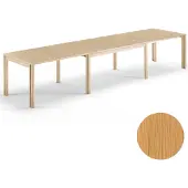 Skovby Sm23 Pöytä Massiivitammi Luonnonöljytty 150-306(358)X90X73Cm