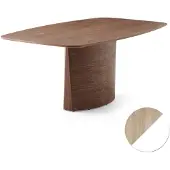 Skovby , Sm116 Pöytä Valkolakattu tammi/Valkoinen laminaatti 142-182X102X74Cm