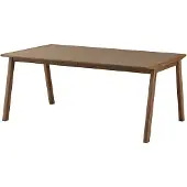 Skovby SM142 Ruokapöytä 100x74-270 cm Pähkinä Luonnollinen öljytty