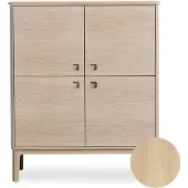 Skovby Sm302 Korkea Puinen Kaappi Tammiviilu