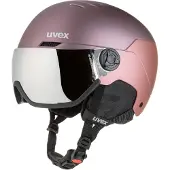 Uvex Wanted Visor, visiiri hiihtokypärä, violetti/vaaleanpunainen