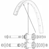 Mavic Edeemax 30 29´´ Speichen