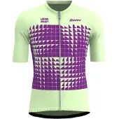 Santini Liege Bastogne Kurzarm-radtrikot