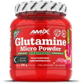 Amix Glutamiini Mikrojauhe Aminohapot Meloni Ja Kiivi 360g