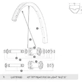 Mavic Xa Light 19 Felge