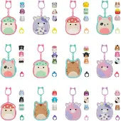 Squishalongs Squish-a-longs Clip-a-Long 3-pack 2,5 cm hahmo ja klipsikotelo (lajitelma)