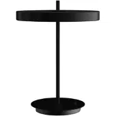 UMAGE Pöytävalaisin Asteria Table, himmennettävä, Musta, Olohuone/ruokailutila, Alumiini, Design