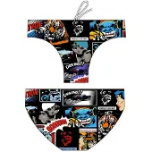 Turbo Black Comic Uimahousut