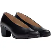 Wonders for woman. G-4723_2525_5792 Grace leather shoes black (39), 5 to 8 cm, None, Casual, Party, Classic