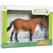 Collecta Deluxe Lusitaniantamma Kastanja Cade Laatikko 1:12 Figuuri