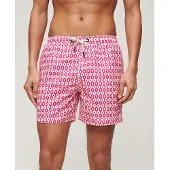 Superdry for man. M3010231A Printed swimming costume made from recycled material pink (S), Beachwear, Sustainable, Recycled polyester