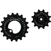 Tripeak Oversized -rissat Jetstream pro keraamiset laakerit Shimano 91XX 12T/18T Musta