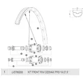 Mavic Deemax Pro 19 Vorderradfelge