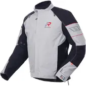 Rukka R-Ex 2.0 Miesten tekstiilitakki Vaaleanharmaa/Punainen/Musta Miehet, size 52