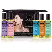 Kama Sutra -hieronta- ja rauhoittava aromaattinen setti