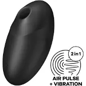 Satisfyer Vulva Lover 3 - klitoriskiihotin ilmalla - musta