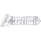 NSNovelties Renegade Ribbed Extension Clear