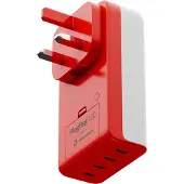 TwelveSouth USB-C PD 100W Seinälaite - - PlugBug - Etsi minut - 4 USB-C Porttia - Valkoinen