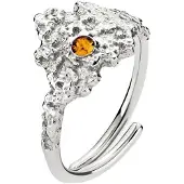 Sistie Silke X Ring Recycled Silver Onesize