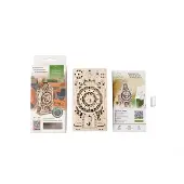 Ugears Vanha kellotorni 3D-puinen palapeli - Puinen mekaaninen pienoismallisarja rakennettavaksi - Tee-se-itse-palapelikello py riv ll mekanismi