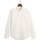 Gant Slim Pinpoint Oxford Shirt - White - XL