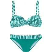Jette Bikini harmaa / valkoinen