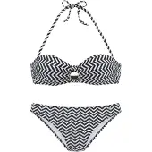 Jette Bikini musta / valkoinen