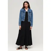 Superdry Smocked Hihaton Pitkä Mekko