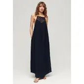 Superdry Lace Halter Beach Hihaton Pitkä Mekko
