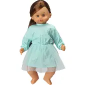 Skrållan Puhuva Nukke, Tummat Hiukset One Size-Blue Sininen One Size 3+ Years Pojat, Tytöt