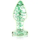 Ouch! Glass Butt Plug Glow in the Dark (M)