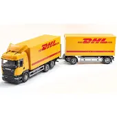 Emek Scania DHL Jakelurekka Perävaunulla