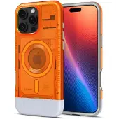 Spigen Classic C1 (MagFit), Suojus, Apple, iPhone 16 Pro, 16 cm (6.3"), Oranssi