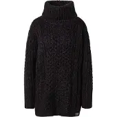 Superdry for woman. W8011743A Black knitted dress (M), Casual, Acrylic