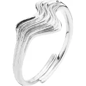 Sistie Silke X Ring Silver Onesize