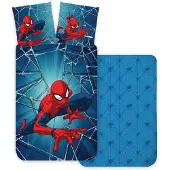 BrandMac Bed Linen Junior Spiderman 1928 - 100X140, 40X45 Cm - Red - 100X140.40X45CM