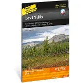 Levi Ylläs Tyvek retkeilykartta