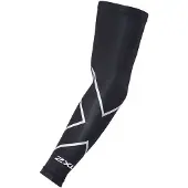 2XU Compression Arm Guard (Single) Black/Silver Muut asusteet XL