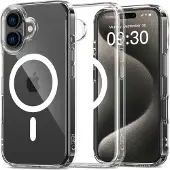 Tech-Protect iPhone 16 Flexair Magneettinen Hybridikotelo - Läpinäkyvä